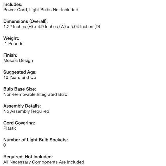 GE NWT 6pk LED + Color Changing Tile Panel Lights with Remote - Picture 10 of 12